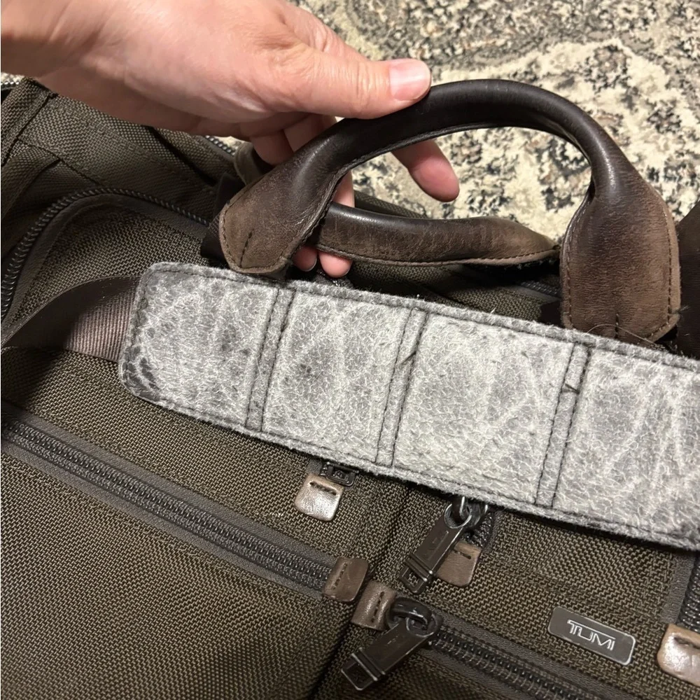 Tumi laptop bag brown